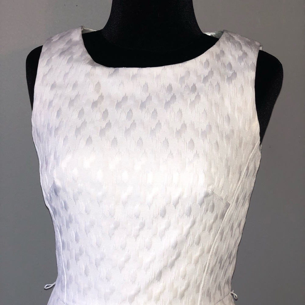 White Fit-and-Flare Dress